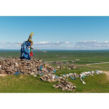 Lais Puzzle - Ovoo über Erdene Zuu Karakorum Mongolei - 1.000 Teile
