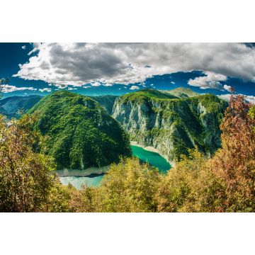 Lais Puzzle - Blick auf den Canyon des Flusses Piva und den See in Montenegro - 2.000 Teile