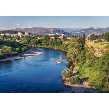Lais Puzzle - Blick auf den Fluss Moraca in der Stadt Podgorica, Montenegro - 1.000 Teile