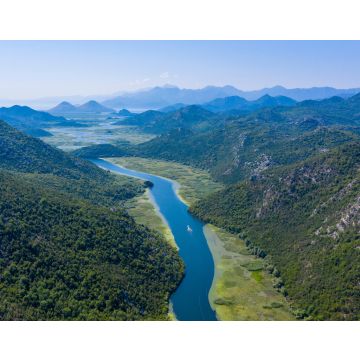 Lais Puzzle - Panoramablick auf den Skadar-See in Montenegro, berühmter touristischer Ort mit Fluss und Bergen - 40, 100, 200, 500, 1.000 & 2.000 Teile