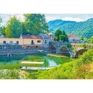 Lais Puzzle - Die Virpazar-Siedlung am Skadar-See, Montenegro - 1.000 Teile
