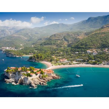 Lais Puzzle - Luftaufnahme der kleinen Insel Sveti Stefan in Montenegro - 40, 100, 200, 500, 1.000 & 2.000 Teile
