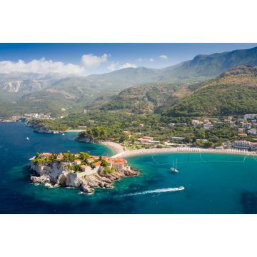 Lais Puzzle - Luftaufnahme der kleinen Insel Sveti Stefan in Montenegro - 2.000 Teile
