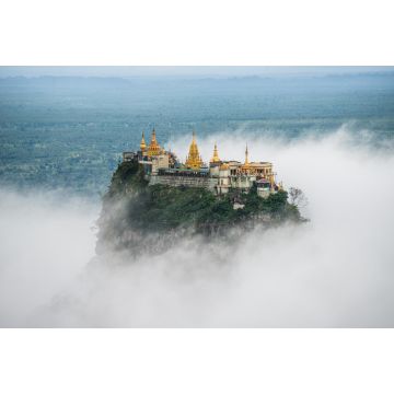 Lais Puzzle - Der Berg Popa über den Wolken in Bagan, Myanmar - 2.000 Teile