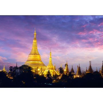 Lais Puzzle - Shwedagon-Pagode am Morgen, Yangon, Myanmar - 1.000 Teile