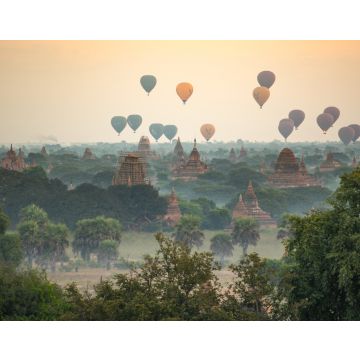 Lais Puzzle - Heißluftballon über einer alten Pagode in Bagan, Myanmar - 40, 100, 200, 500, 1.000 & 2.000 Teile