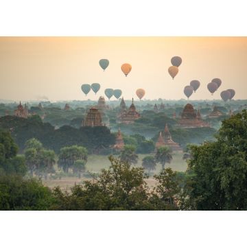 Lais Puzzle - Heißluftballon über einer alten Pagode in Bagan, Myanmar - 1.000 Teile