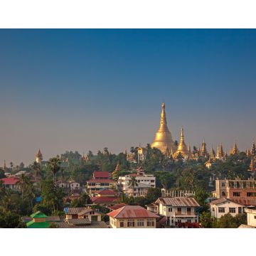 Lais Puzzle - Yangon, Myanmar Blick auf die Shwedagon-Pagode am Morgen - 40, 100, 200, 500, 1.000 & 2.000 Teile