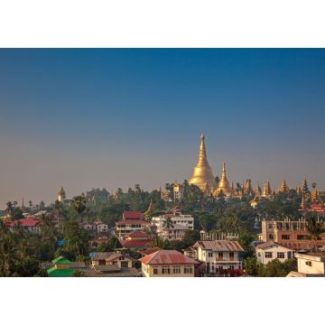 Lais Puzzle - Yangon, Myanmar Blick auf die Shwedagon-Pagode am Morgen - 1.000 Teile