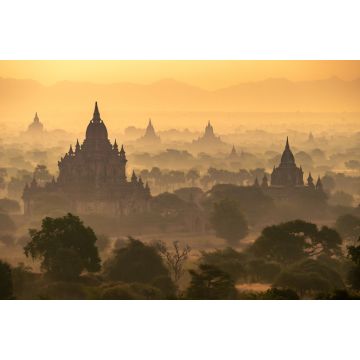 Lais Puzzle - Die Tempel von Bagan bei Sonnenuntergang, Bagan, Myanmar - 2.000 Teile