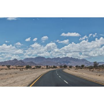 Lais Puzzle - Asphaltstraße mit Bergen am Horizont, Namibia - 2.000 Teile