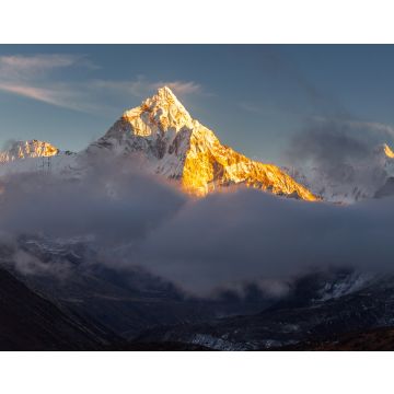 Lais Puzzle - Der Gipfel der Ama Dablam (6856 m) in der Nähe des Dorfes Dingboche in der Khumbu-Region in Nepal, auf dem Wanderweg zum Everest-Basislager - 40, 100, 200, 500, 1.000 & 2.000 Teile