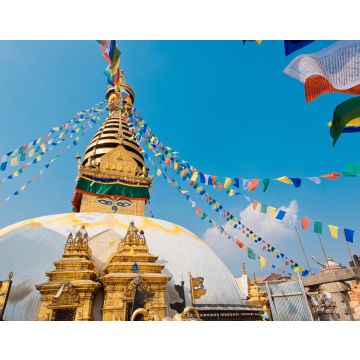 Lais Puzzle - Swoyambhu Stupa Kathmandu Nepal Gebetsfahnen - 40, 100, 200, 500, 1.000 & 2.000 Teile