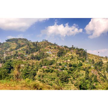Lais Puzzle - Landwirtschaftliche Felder, Terrassen, bei Dhulkhel in Nepal - 2.000 Teile