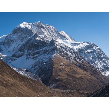 Lais Puzzle - Samdo-Gipfel hinter dem Dorf Samdo auf dem Manaslu Circuit Trekking, Himalaya-Gebirge in Nepal - 40, 100, 200, 500, 1.000 & 2.000 Teile