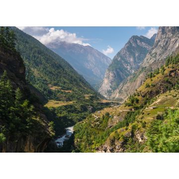 Lais Puzzle - Wunderschöne Landschaft des Himalaya-Gebirges auf der Trekking-Route Manaslu Circuit, Nepal - 1.000 Teile