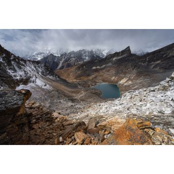 Lais Puzzle - Landschaft des Himalaya-Gebirges vom Renjo-La-Pass aus gesehen, Everest-Basislager-Trekkingroute, Himalaya-Gebirge in Nepal - 2.000 Teile