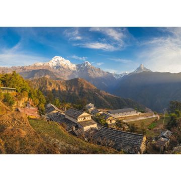 Lais Puzzle - Szenerie des Dorfes Ghandruk in der Nähe von Pokhara in Nepal - 1.000 Teile