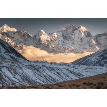 Lais Puzzle - Lichtwolken zwischen Schneegipfeln im Khumbu-Tal in Nepal - 2.000 Teile