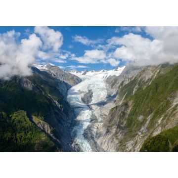 Lais Puzzle - Luftaufnahme des Fox Glacier an der Westküste Neuseelands - 1.000 Teile