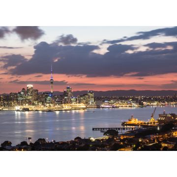 Lais Puzzle - Atemberaubender Sonnenuntergang über Auckland in Neuseeland - 1.000 Teile
