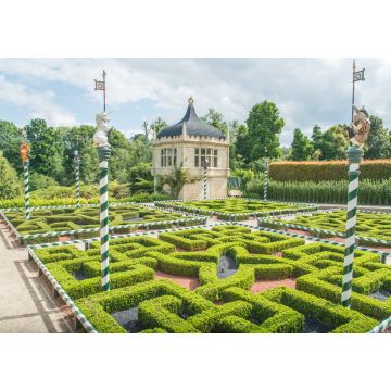 Lais Puzzle - Tudor Garten mythische Tiere in Hamilton Gärten ein ikonischer berühmter Ort in Hamilton, Neuseeland - 1.000 Teile