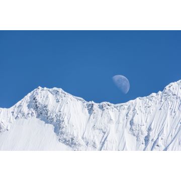 Lais Puzzle - Mondaufgang über dem Gipfelkamm des Mount Sefton, Mount Cook/Aoraki National Park Neuseeland bei klarem Himmel - 2.000 Teile