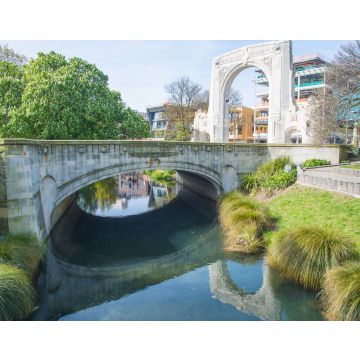 Lais Puzzle - Stadtbild des Stadtzentrums von Christchurch und die Brücke der Erinnerung am Fluss Avon in Christchurch, Neuseeland - 40, 100, 200, 500, 1.000 & 2.000 Teile