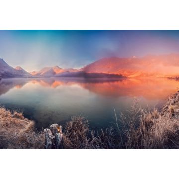 Lais Puzzle - Nebliger Morgen am Moke Lake in Queenstown, Neuseeland - 2.000 Teile
