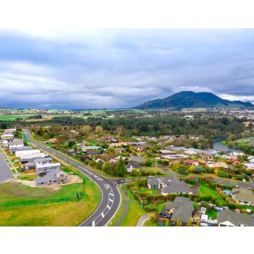 Lais Puzzle - Luftaufnahme des Taupo-Sees und der Stadt Neuseeland bei Sonnenuntergang - 40, 100, 200, 500, 1.000 & 2.000 Teile