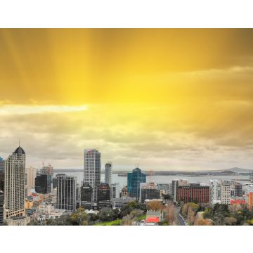 Lais Puzzle - Auckland, Neuseeland. Luftaufnahme bei Sonnenuntergang - 40, 100, 200, 500, 1.000 & 2.000 Teile