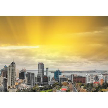Lais Puzzle - Auckland, Neuseeland. Luftaufnahme bei Sonnenuntergang - 1.000 Teile