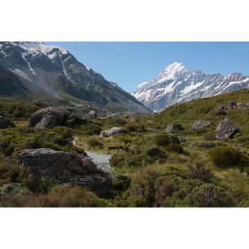Lais Puzzle - Landschaft am Hooker Valley Track im Mount Cook National Park auf der Südinsel von Neuseeland - 2.000 Teile