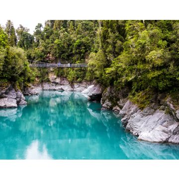 Lais Puzzle - Blaues Wasser des Hokitika River durch die Felswand im Hokitika Gorge Scenic Reserve, Westküste, Südinsel Neuseeland - 40, 100, 200, 500, 1.000 & 2.000 Teile