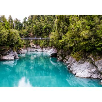 Lais Puzzle - Blaues Wasser des Hokitika River durch die Felswand im Hokitika Gorge Scenic Reserve, Westküste, Südinsel Neuseeland - 1.000 Teile