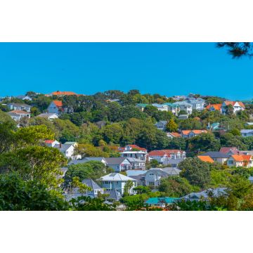 Lais Puzzle - Wohnhäuser in Wellington, Neuseeland - 2.000 Teile