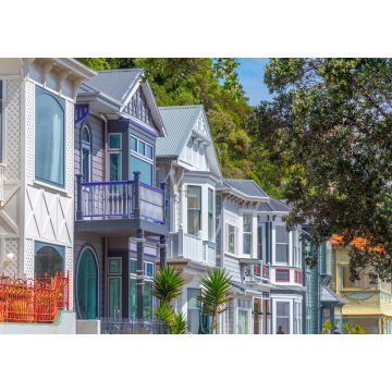 Lais Puzzle - Traditionelle Wohnhäuser am Mount Victoria in Wellington, Neuseeland - 1.000 Teile