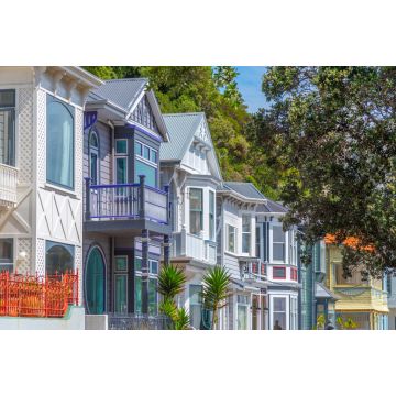 Lais Puzzle - Traditionelle Wohnhäuser am Mount Victoria in Wellington, Neuseeland - 2.000 Teile