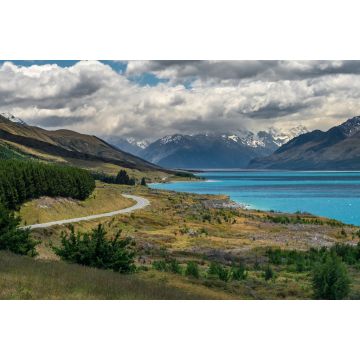 Lais Puzzle - Kurvenreiche Straße entlang des wunderschönen Lake Pukaki im Mount Cook National Park - 2.000 Teile
