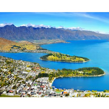 Lais Puzzle - Luftaufnahme des Sees und der Berge in Queenstown, Neuseeland - 40, 100, 200, 500, 1.000 & 2.000 Teile