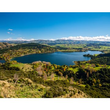 Lais Puzzle - Panorama des Tutira Lake, Hawke's Bay, Neuseeland - 40, 100, 200, 500, 1.000 & 2.000 Teile