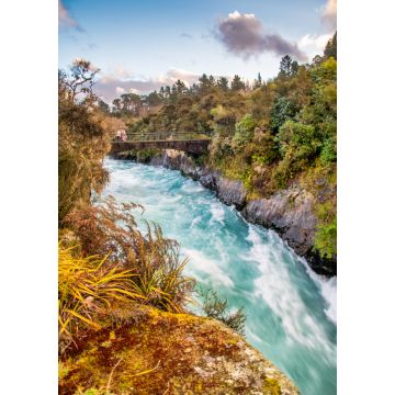 Lais Puzzle - Mächtige Huka Falls. Wasserfälle in Neuseeland - 1.000 Teile