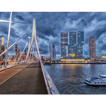 Lais Puzzle - Skyline von Rotterdam. Schöne Aussicht nach Sonnenuntergang - 40, 100, 200, 500, 1.000 & 2.000 Teile