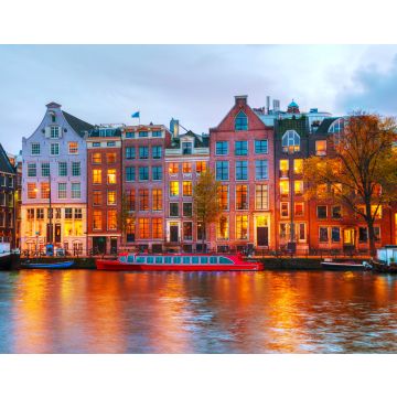 Lais Puzzle - Stadtansicht von Amsterdam mit dem Fluss Amstel - 40, 100, 200, 500, 1.000 & 2.000 Teile