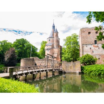 Lais Puzzle - Schloss Duurstede mit burgundischem Turm und Bergfried in Wijk bij Duurstede, Niederlande - 40, 100, 200, 500, 1.000 & 2.000 Teile