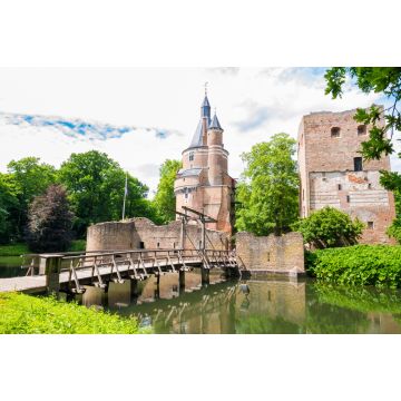 Lais Puzzle - Schloss Duurstede mit burgundischem Turm und Bergfried in Wijk bij Duurstede, Niederlande - 2.000 Teile