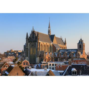 Lais Puzzle - Stadtbild der Hooglandse kerk (Kirche) in Leiden, Niederlande, im Winter - 1.000 Teile