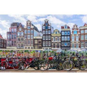 Lais Puzzle - Bunte traditionelle alte Gebäude bei Sonnenschein in Amsterdam, Niederlande - 2.000 Teile