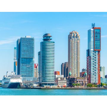 Lais Puzzle - Holland america line und andere Wolkenkratzer in Rotterdam, Niederlande - 40, 100, 200, 500, 1.000 & 2.000 Teile