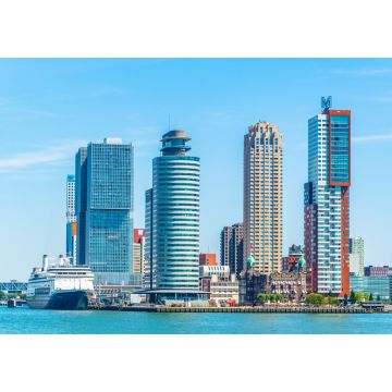 Lais Puzzle - Holland america line und andere Wolkenkratzer in Rotterdam, Niederlande - 1.000 Teile
